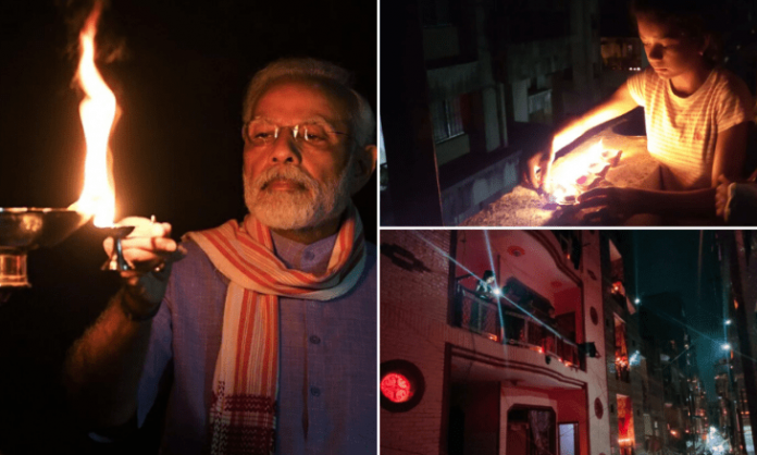 India switches off power, and lights up to thank ”Corona warriors”