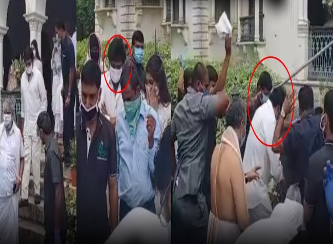 Honeybees attack Chiru, Cherry and Upasana