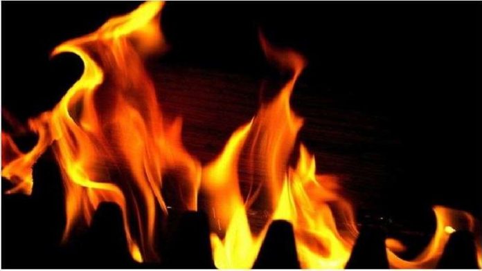 Massive fire in Vijayawada covid center