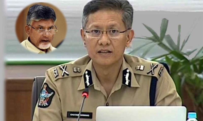 Inside Story : DGP Gautam Sawang has a personal appeal to Chandrababu Naidu