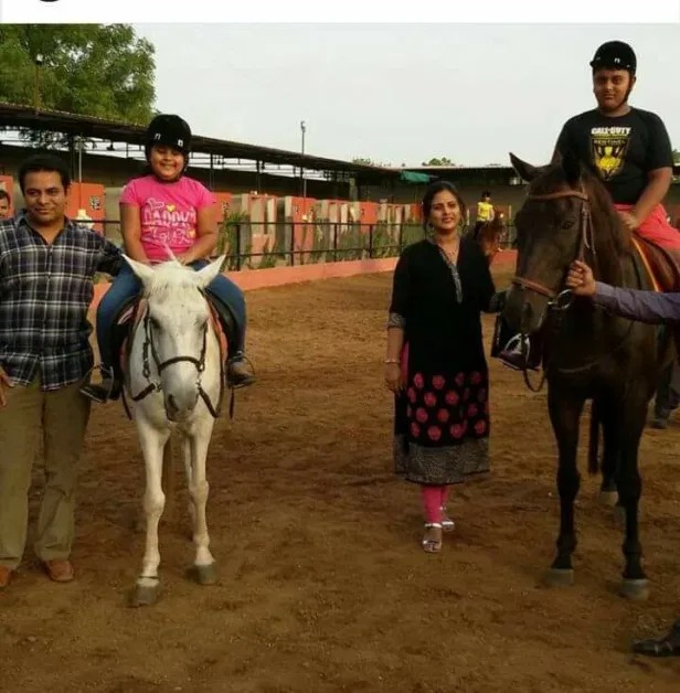 KTR Grandson Hospitalised during his Horse Ride.