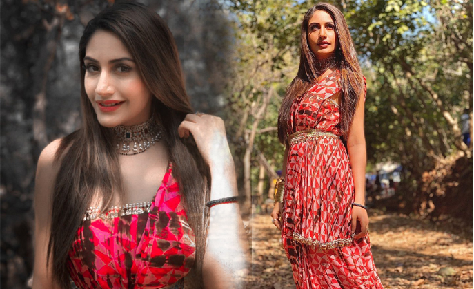 Surbhi Chandna Red Dress Stills
