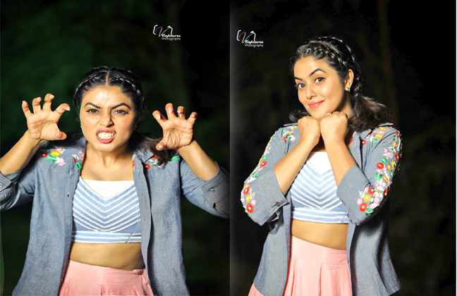 Poorna Cute Images