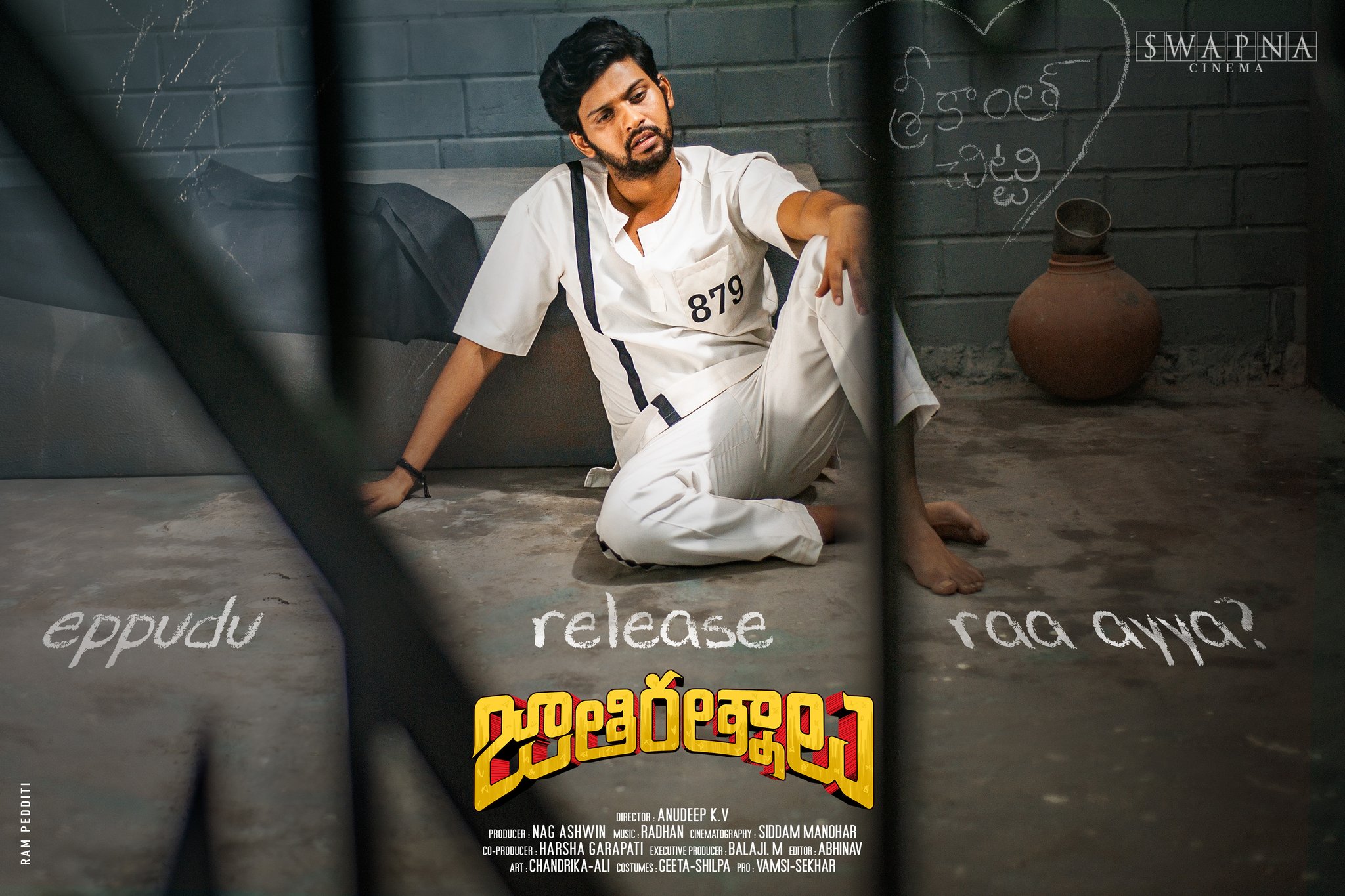 Jaathi Rathnalu poster evokes intrigue