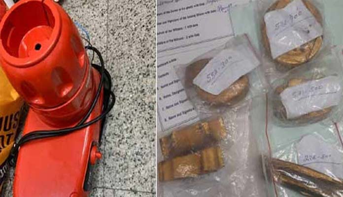 2.5 kg gold, 30K dollars seized at Hyderabad Airport