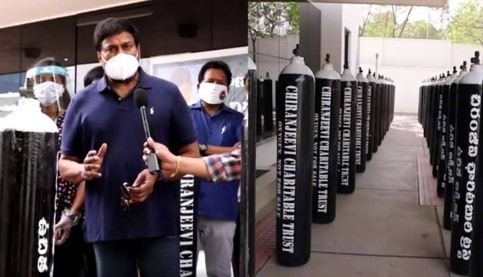 Chiru Keeps Promise: Vaccination drive for workers