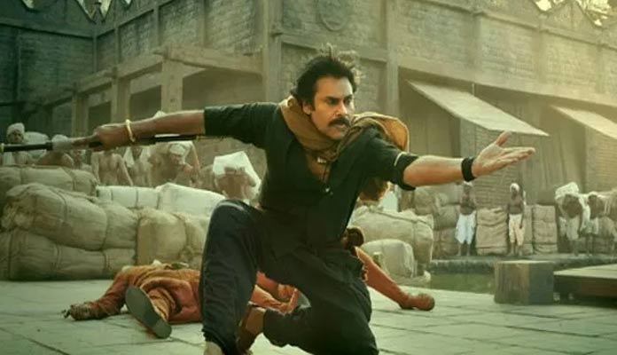 Pawan Wrestling it out in Hari Hara Veera Mallu?