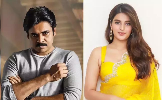Nidhi Agerwal raves about Pawan kalyan