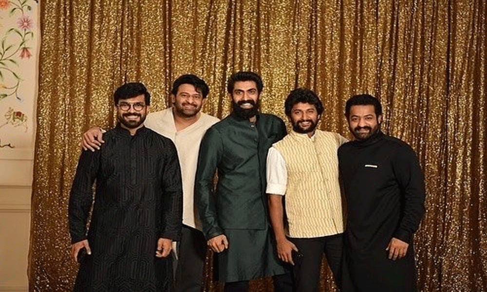 Prabhas, NTR, Allu Arjun, Ram Charan in one frame