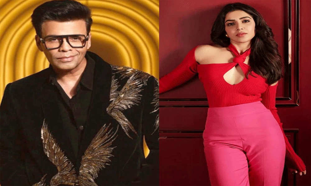Samantha blames Karan Johar for divorces