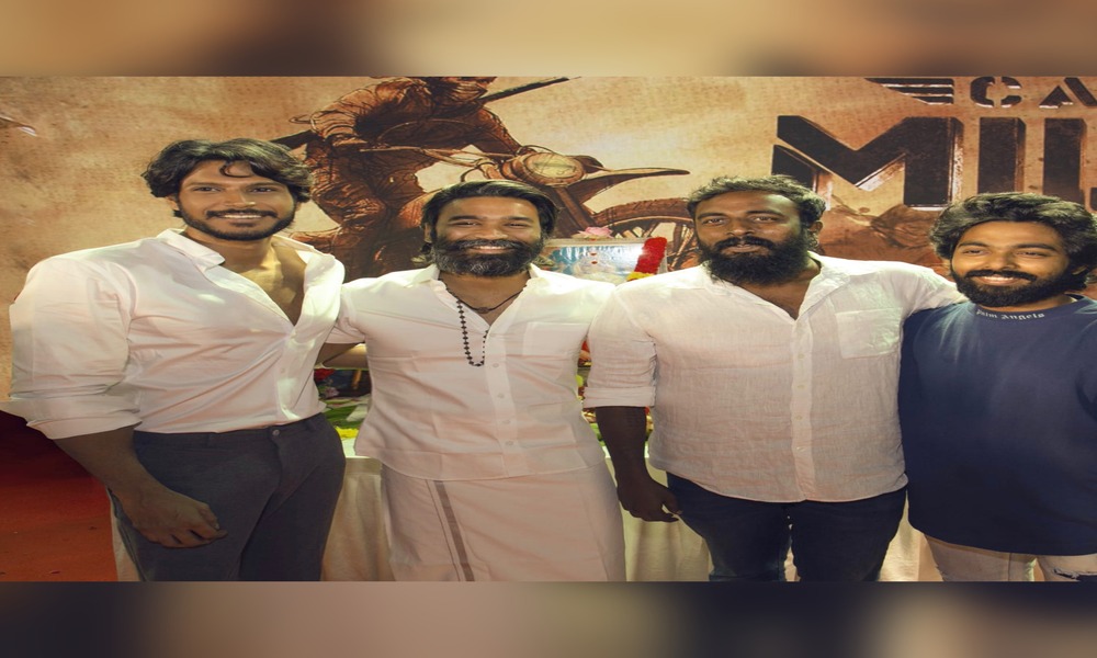 Dhanush, Arun Matheswaran, T.G. Thyagarajan, Sathya Jyothi Films ‘Captain Miller’ Launched Grandly