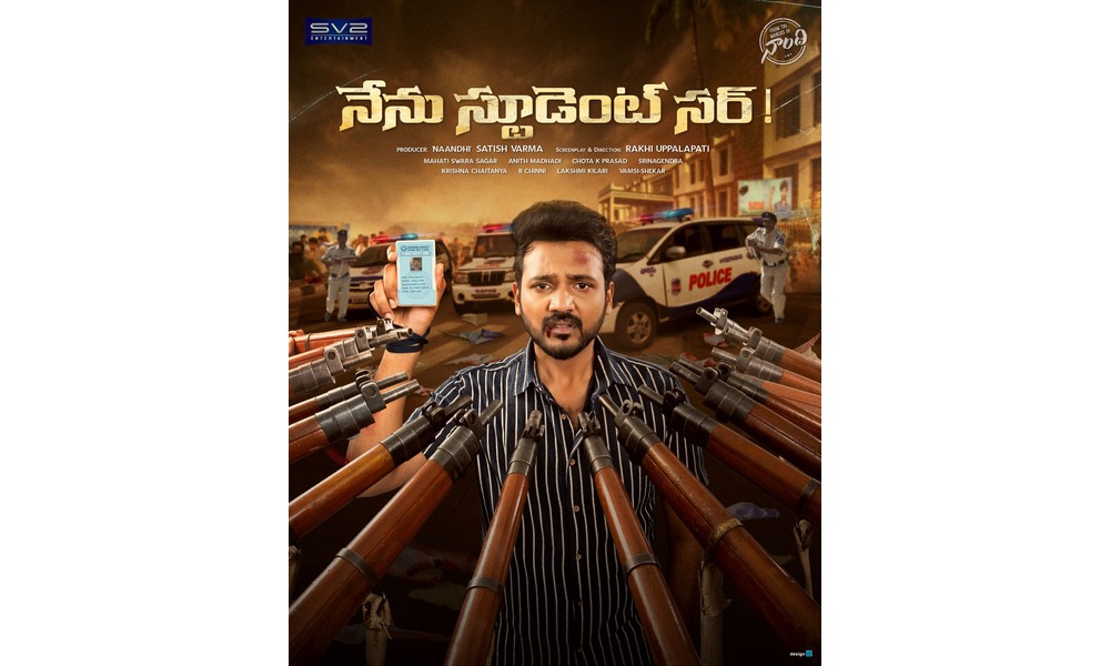 Bellamkonda Ganesh, Rakhi Uppalapati, ‘Naandhi’ Satish Varma, SV2 Entertainment’s Nenu Student Sir! First Look Out