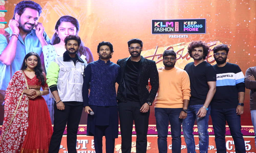 Ganesh: I’m sure Swathimuthyam will strike a chord with audiences this Dasara  I liked Swathimuthyam’s trailer and wish a stupendous success to the film team.- Naveen Polishetty