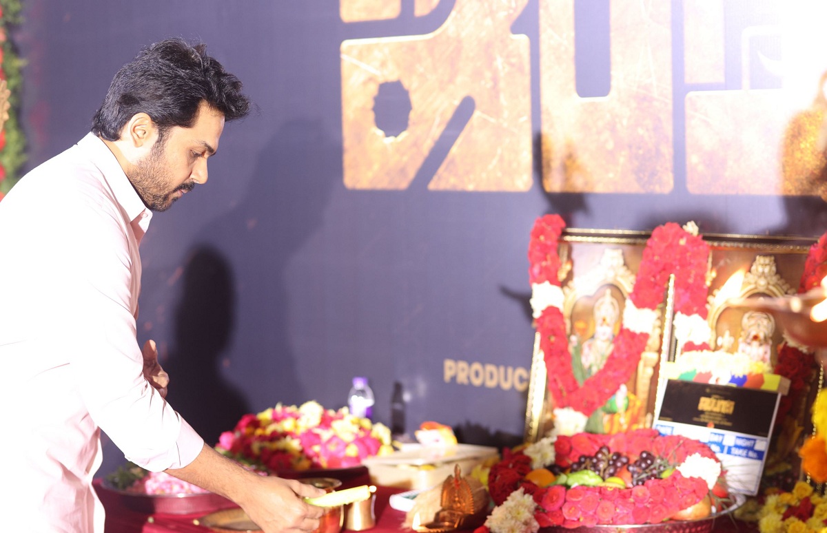 Actor Karthi’s 25th film ‘Japan’ its grand launch earlier today.