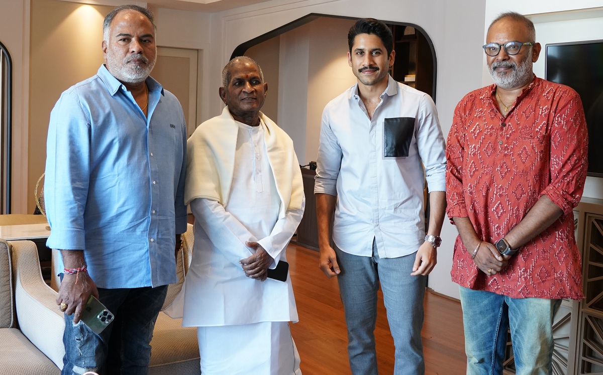 Custody Team Naga Chaitanya, Meets Maestro Ilaiyaraaja