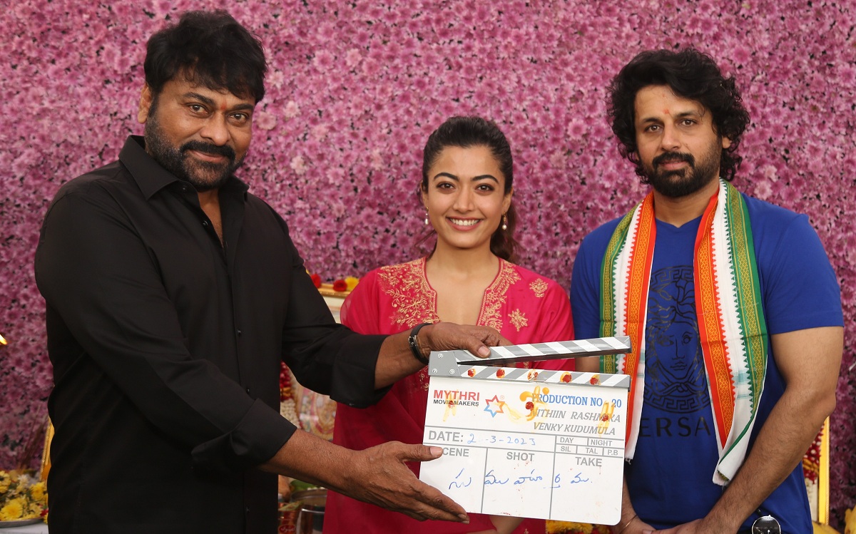 Chiranjeevi Claps, Nithiin #VNRTrio Launched Grandly