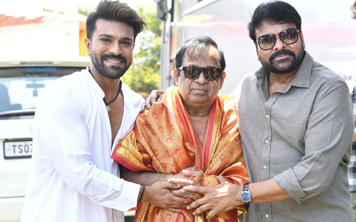 Chiranjeevi, Ram Charan Praise Brahmanandam’s Moving Performance