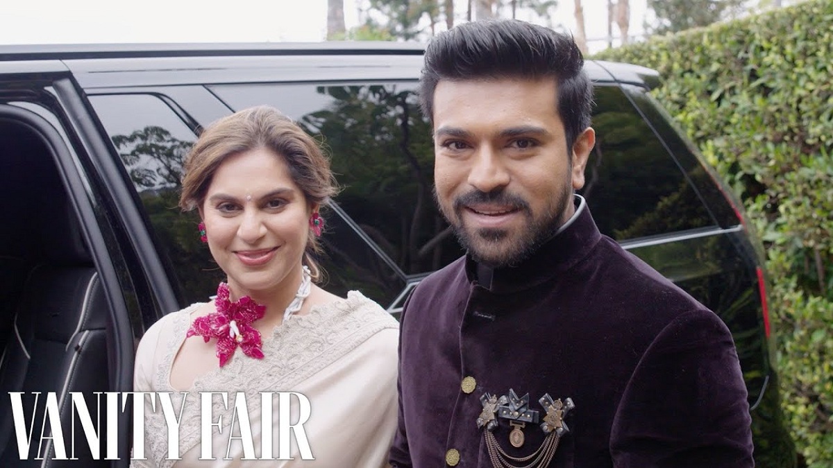 Ram Charan and Upasana Getting Ready For The Oscar Evening!
