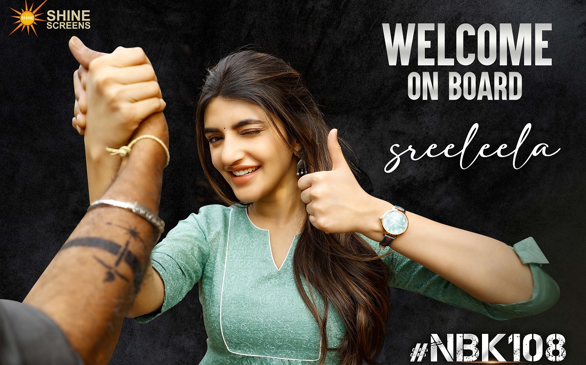 Sreeleela Joins The Shoot Of Balakrishna, #NBK108