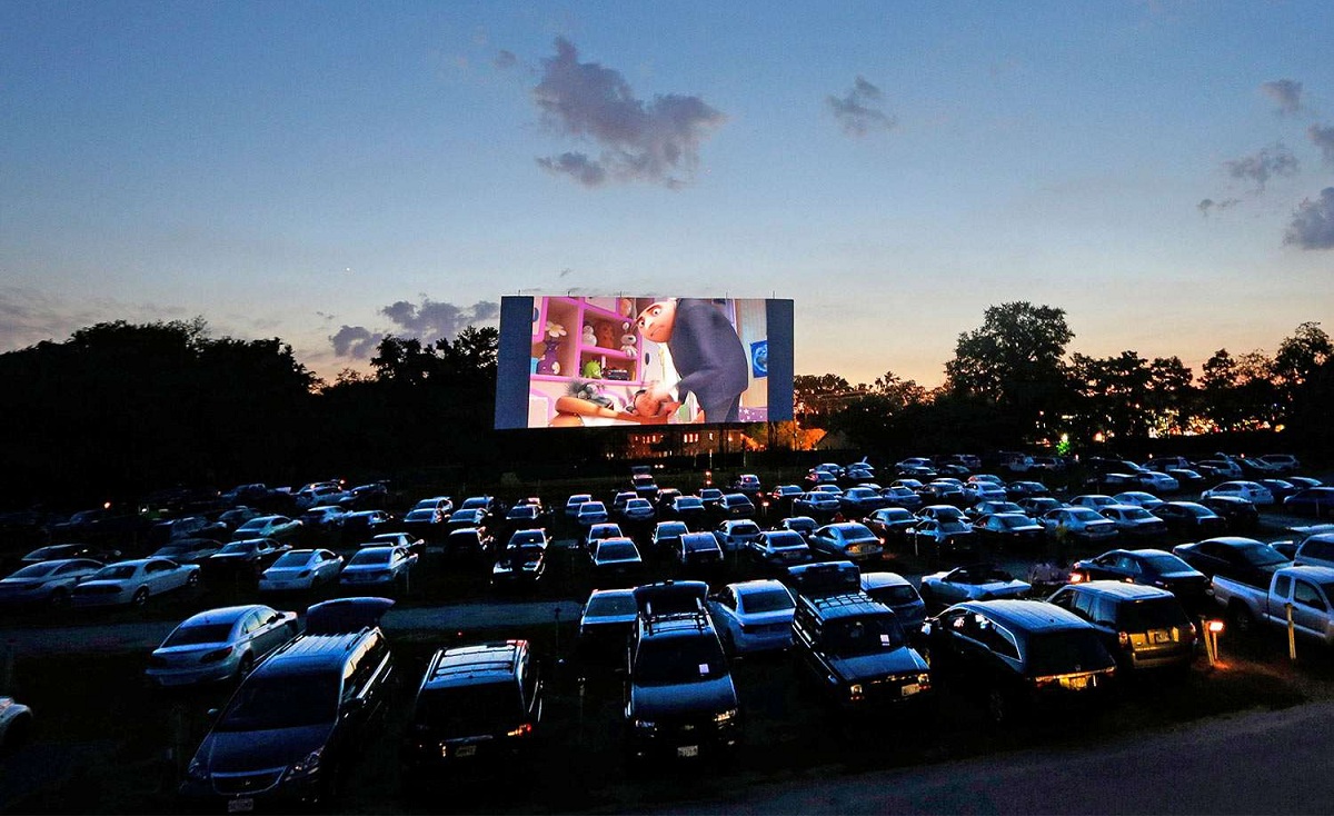 Three Heroes Planning For a Drive-in Theatre