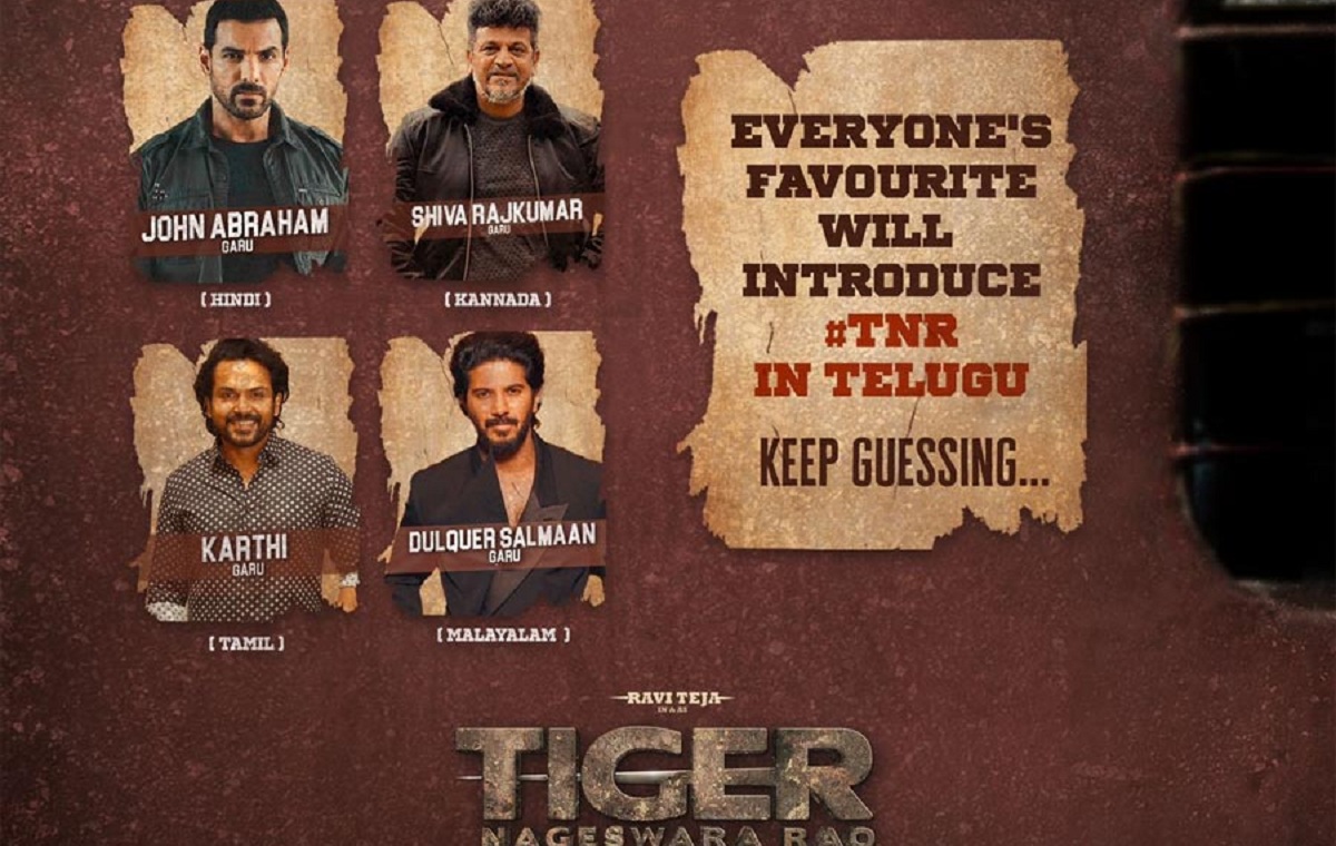 The First Look Of Ravi Teja, Tiger Nageswara Rao