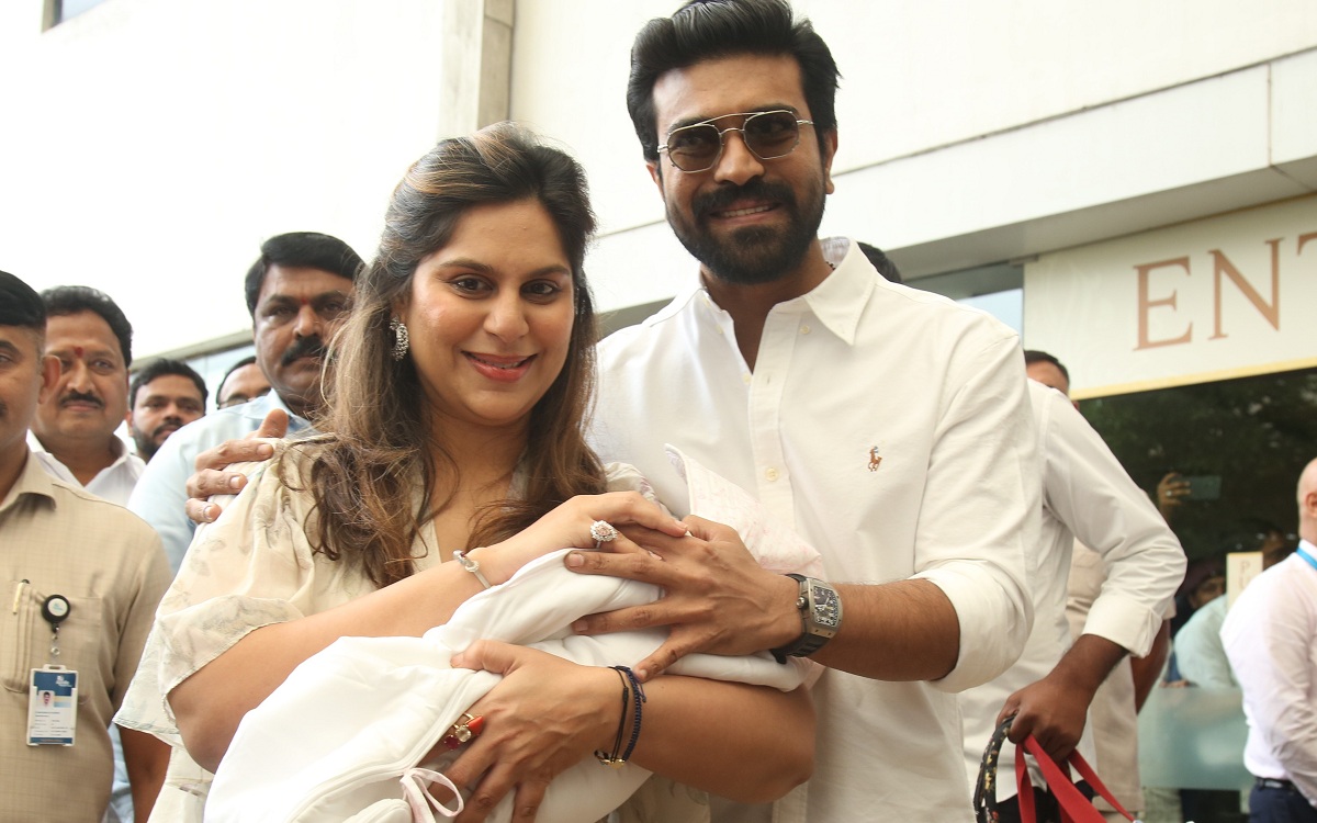 Charan Makes First Appearance With Daughter, Thanks Fans