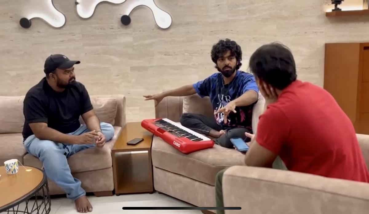 Nithiin, #VNRTrio Music Sittings Begin