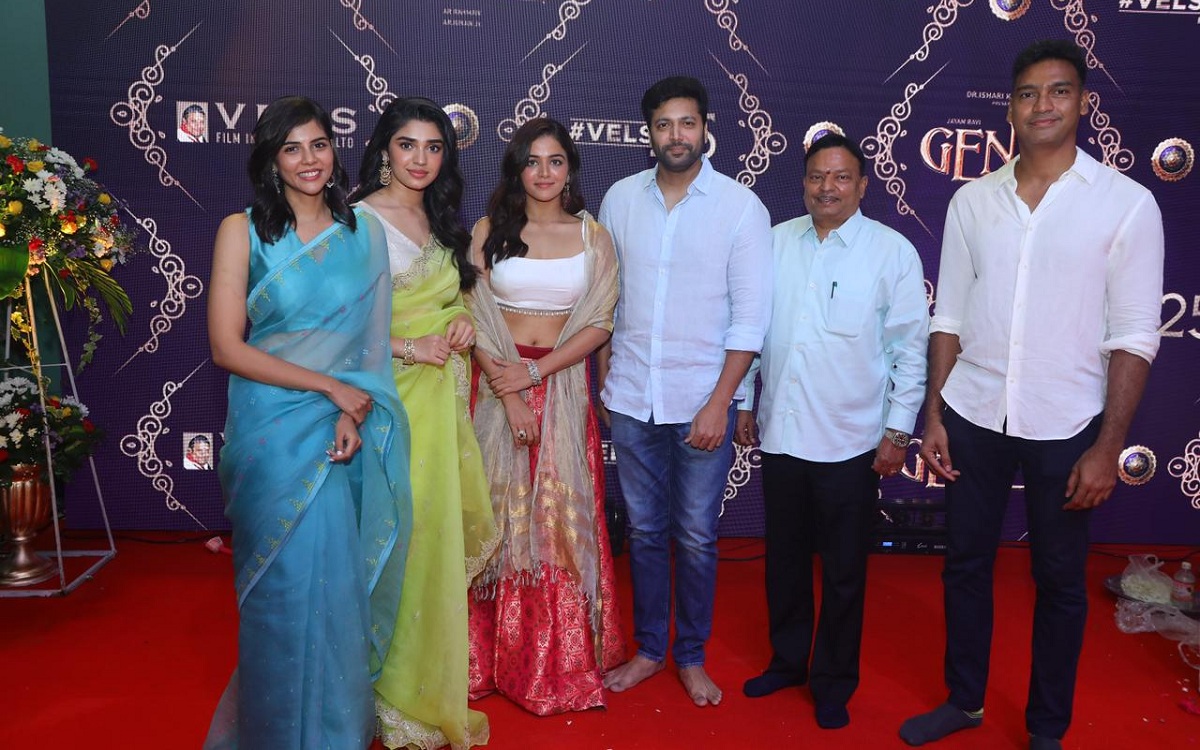 Jayam Ravi’s Next Film ‘Genie’ Launched In Grandeur