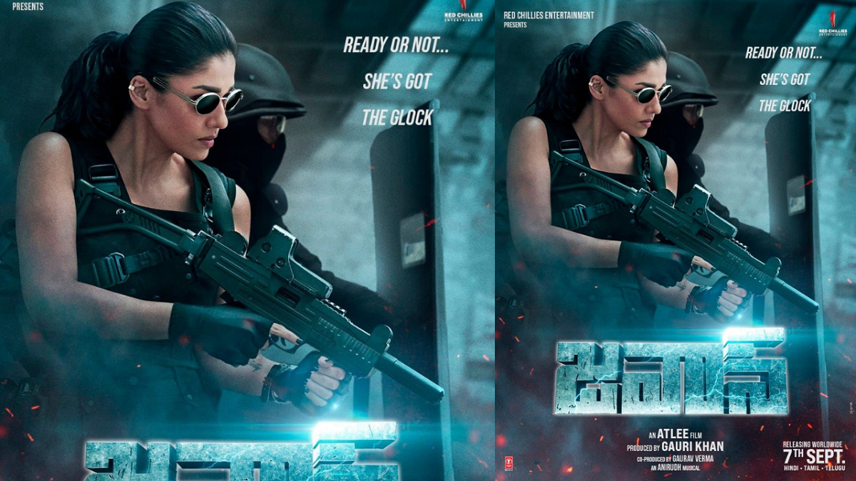 Says SRK As He Drops The Poster Of Nayanthara