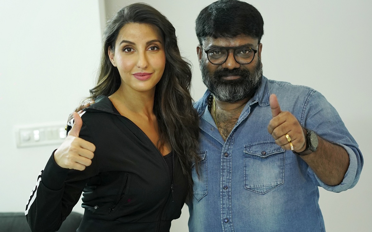 Nora Fatehi In Hyderabad For Look Test & Workshop Of Varun Tej’s Matka