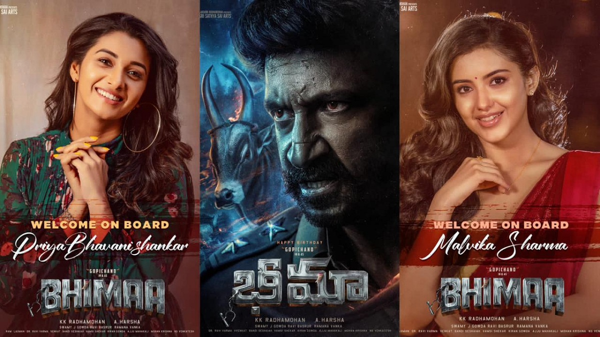 Priya Bhavani Shankar, Malvika Sharma On Board For Gopichand’s Bhimaa