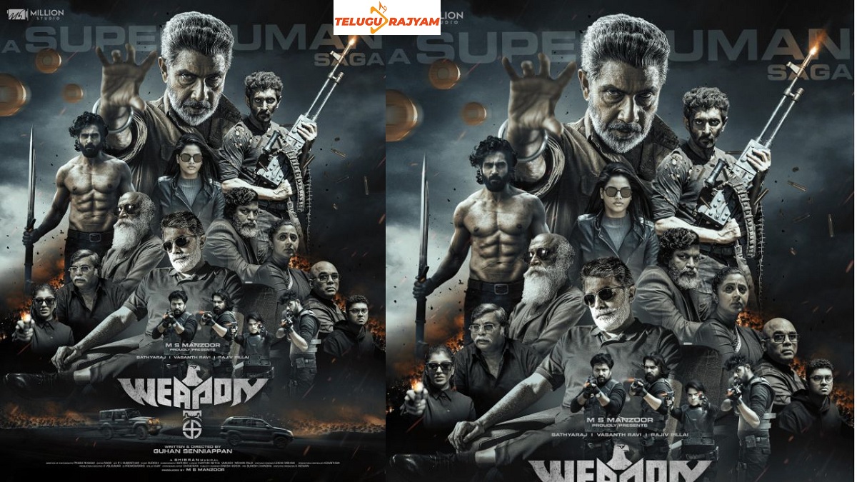 Sathyaraj, Vasanth Ravi Starrer ‘Weapon’ Teaser