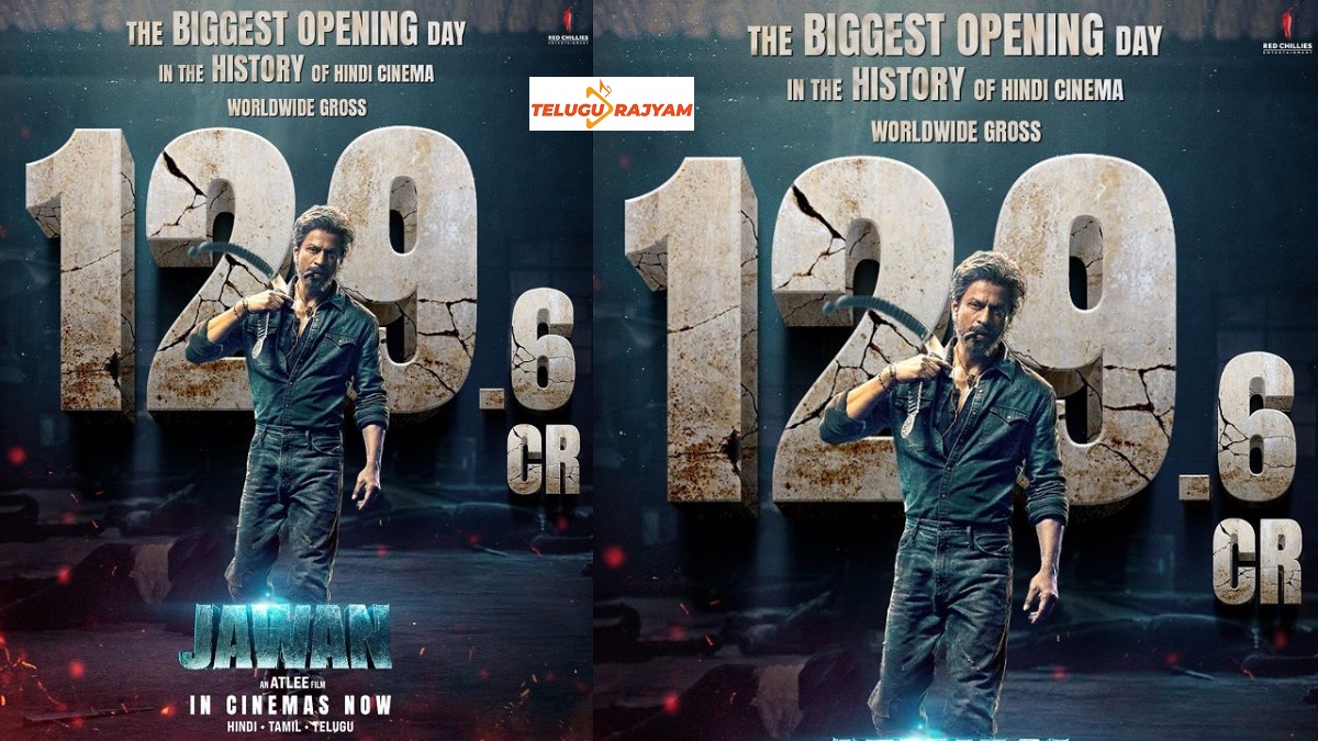 ‘Jawan’ The Highest Global Number By Collecting 129.6 Cr. Gross On The First Day!