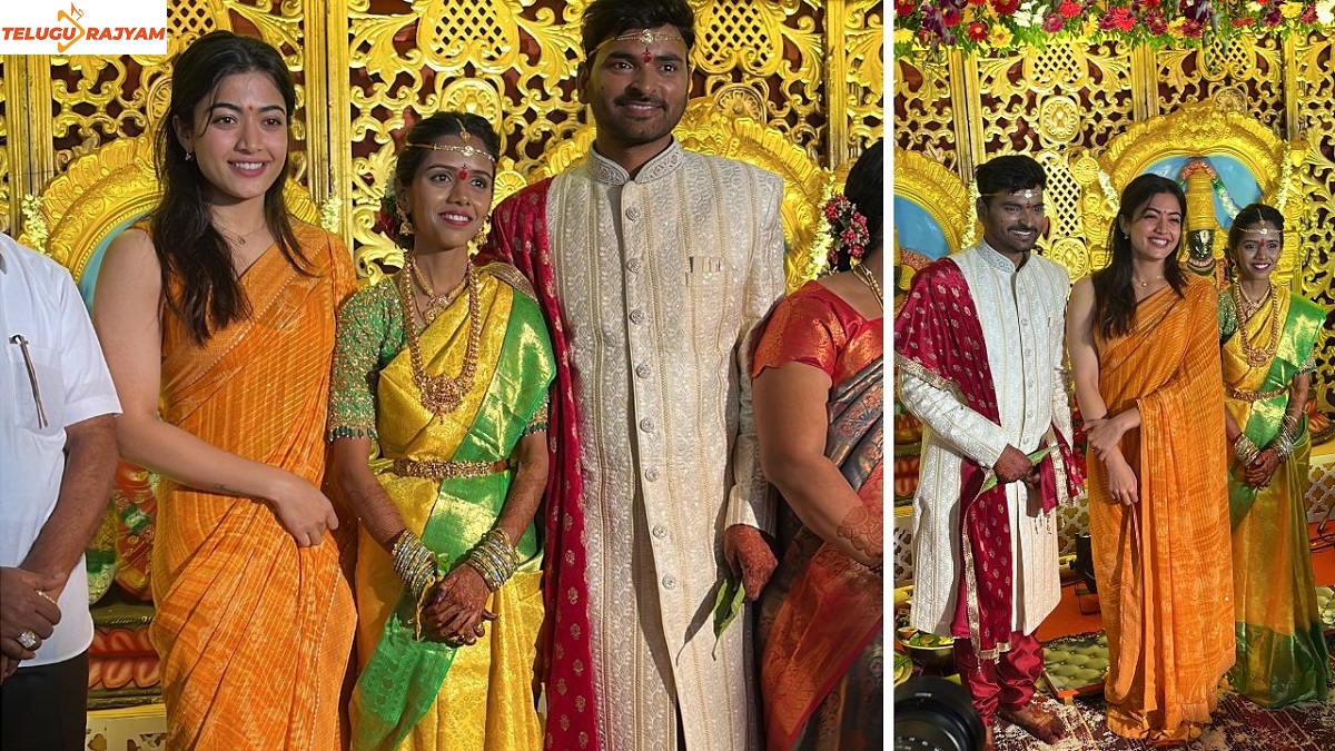 Rashmika Mandanna Graces The Wedding Of Her Assistant