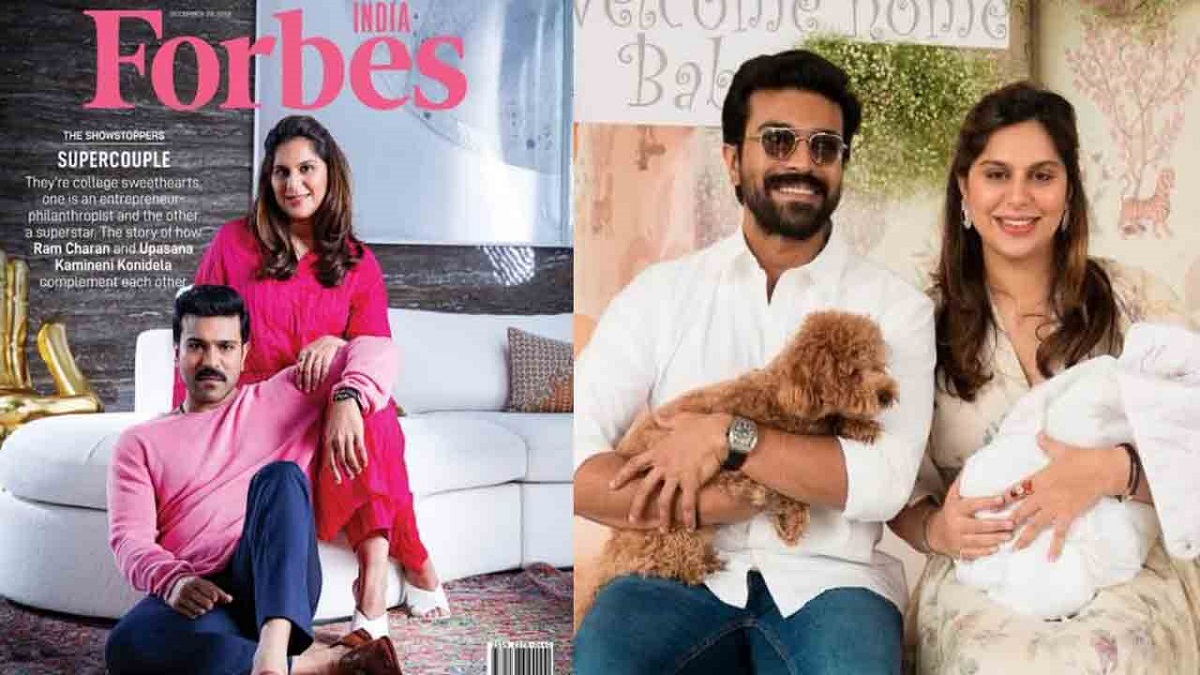 Ram Charana And Upasana Make It Into The Forbes