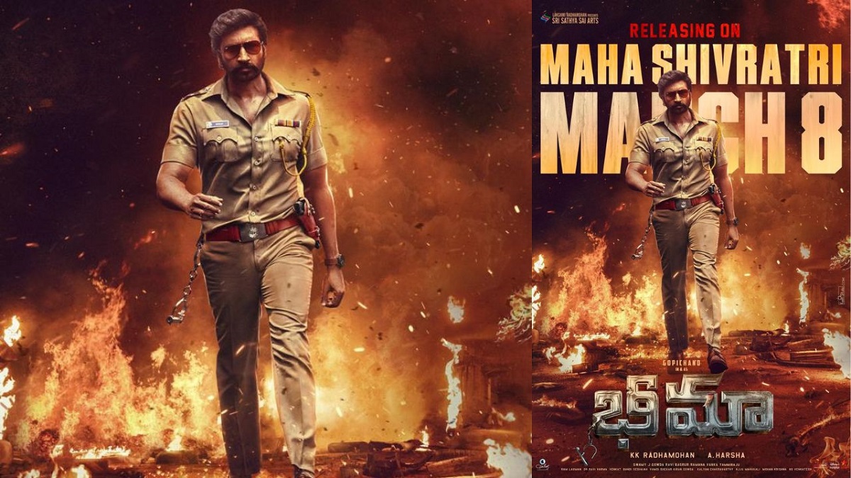 Gopichand ‘Bhimaa’ Theatrical Release On March 8th For Maha Shivaratri