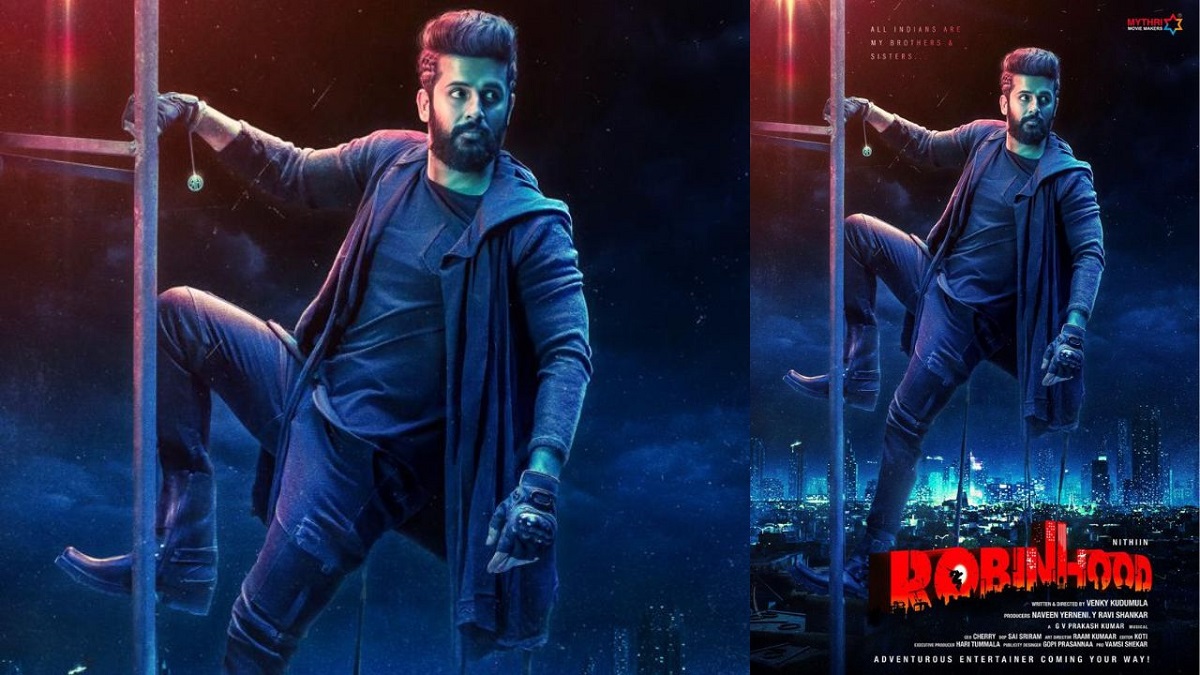 Nithiin, Venky Kudumula ‘Robinhood’ Intriguing Title Glimpse Revealed