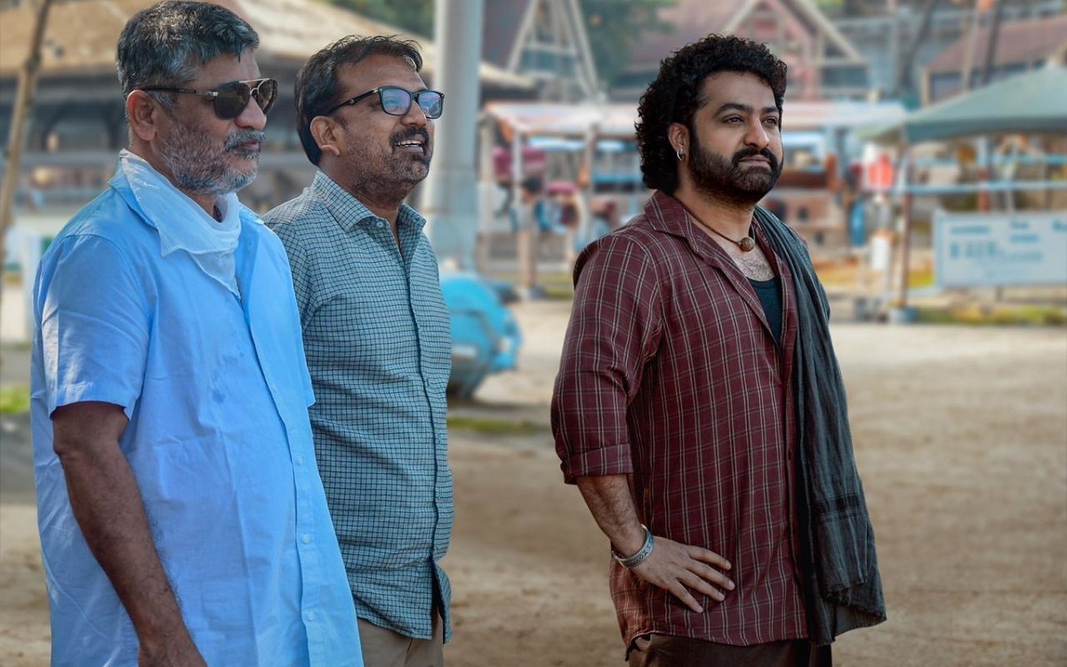 NTR’s Devara Part 1 Working Still, A Montage Song Shoot In Goa