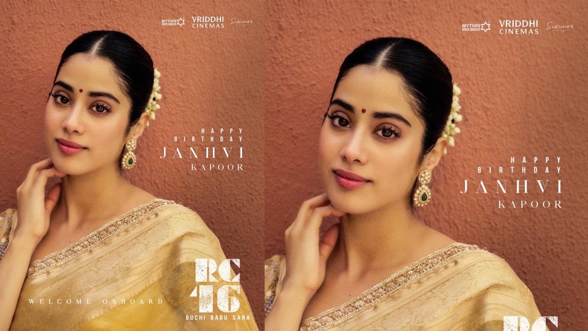 Welcoming The Janhvi Kapoor On Board For Ram Charan, Buchi Babu #RC16