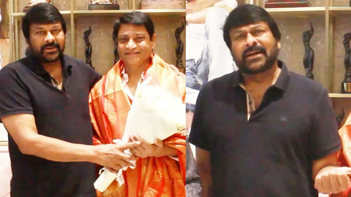 Chiranjeevi Felicitates Maharshi Raghava’s 100th Blood Donation At Chiranjeevi Blood Bank