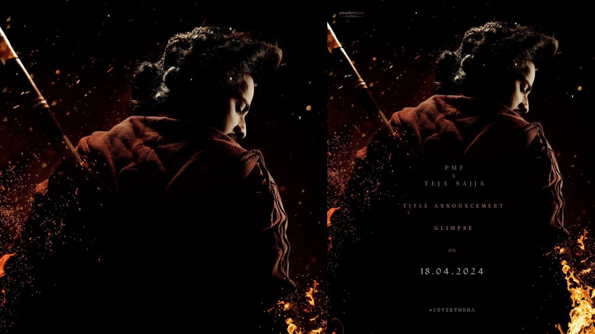 Teja Sajja, Production No 36, A Super Yodha Film’s Title Announcement On April 18th
