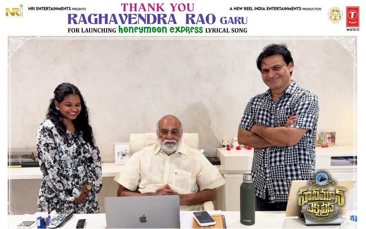 Director K. Raghavendra Rao Launches Honeymoon Express – Title Song