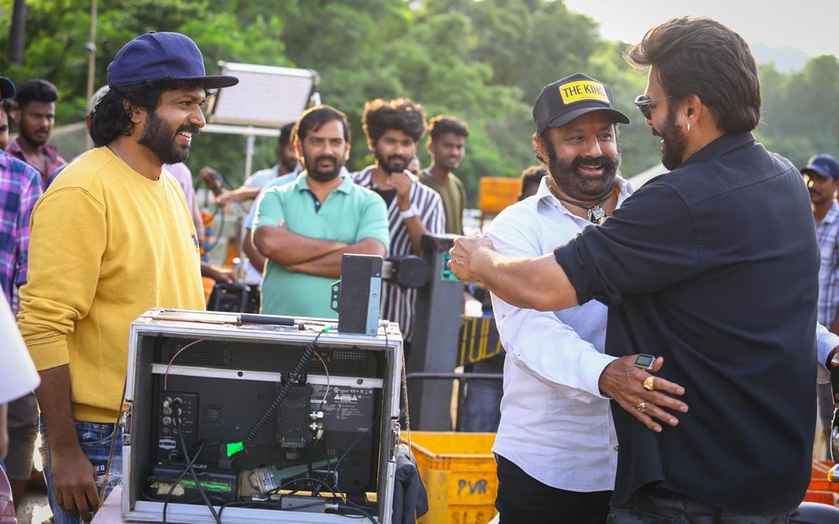 Nandamuri Balakrishna Graced The Sets Of Victory Venkatesh, Anil Ravipudi