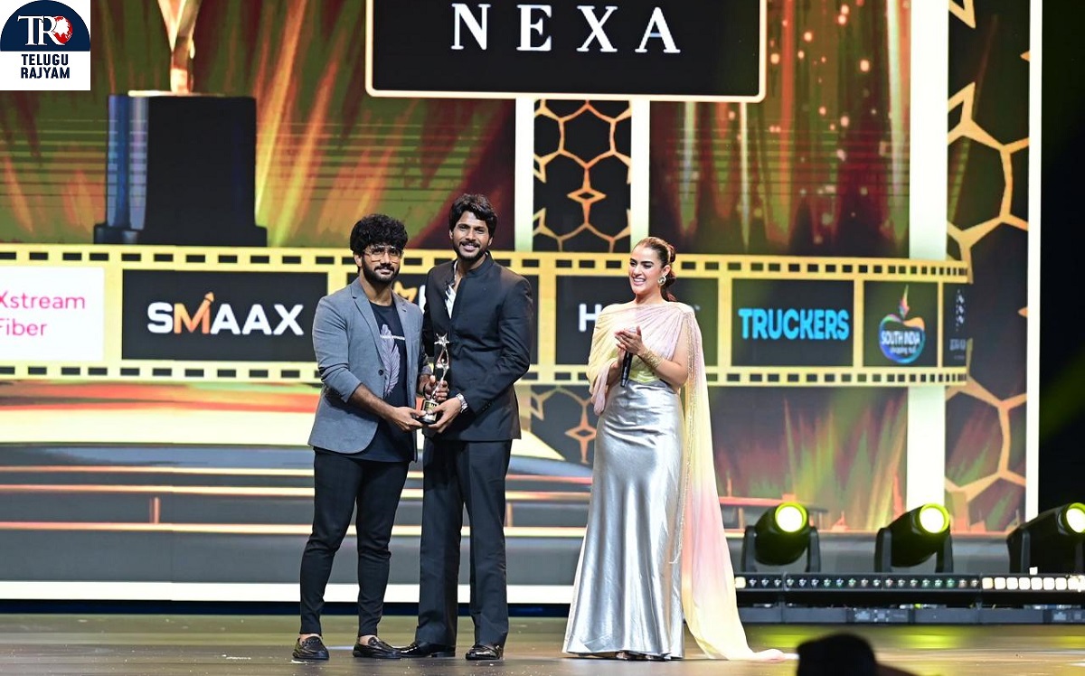 Sundeep Kishan Receives Rising Star In South India Award At SIIMA