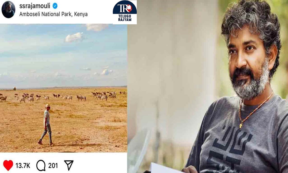 Director Rajamouli In The Desert… First Update On ‘SSMB’!