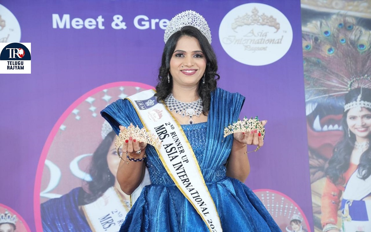 Mrs. Ratna Mehera Makes India Proud at Mrs. Asia International 2024