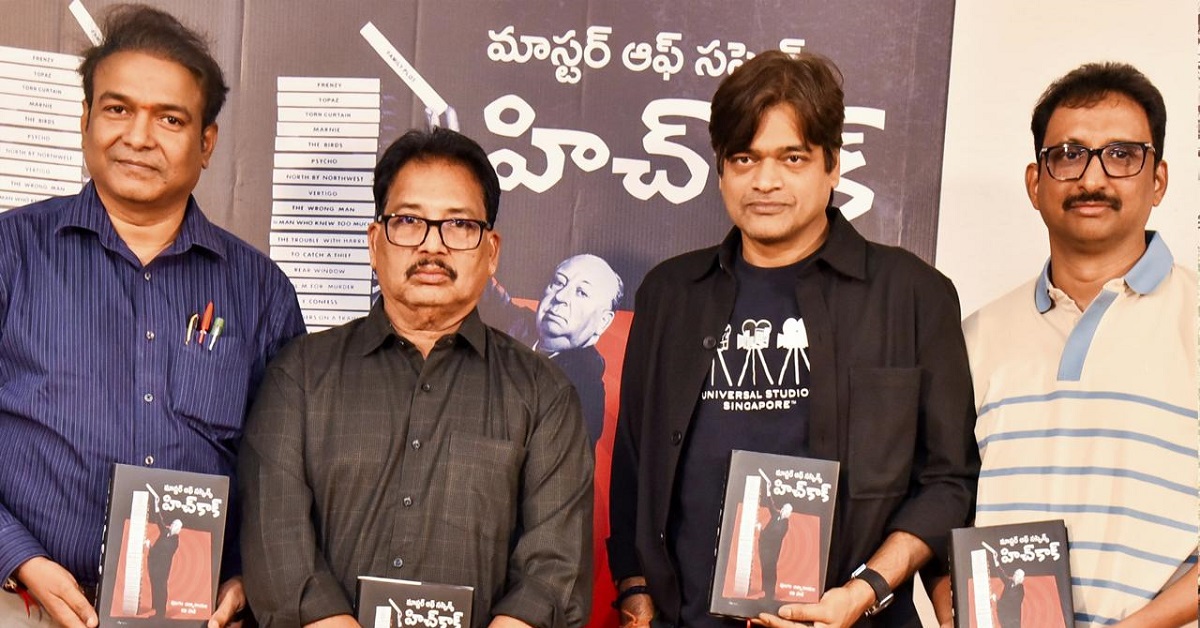 Director Vamsy at “Master Of Suspense Hitchcock” Book Launch